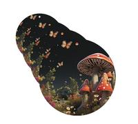 4 ambientadores para coche, tarjetas perfumadas para SUV, estilo cuento de hadas, tabletas de aromaterapia, espejo interior, colgante para dormitorio, armario, zapatero, 4 unidades