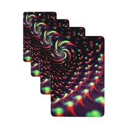 4 ambientadores para coche, tarjetas perfumadas para SUV, fantasía, ciencia ficción, mareos de aromaterapia, tabletas de aromaterapia, colgante de espejo interior para dormitorio, armario, zapatero