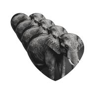 4 ambientadores para coche, tarjetas perfumadas para SUV, imagen de elefante en blanco y negro, tabletas de aromaterapia, colgante de espejo interior para dormitorio, armario, zapatero