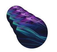4 ambientadores para coche, tarjetas perfumadas para SUV, líneas de flujo libre, tabletas de aromaterapia, espejo interior, colgante para dormitorio, armario, zapatero, 4 unidades