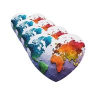 4 ambientadores para coche, tarjetas perfumadas para SUV, mapa del mundo de color, tabletas de aromaterapia, espejo interior, colgante para dormitorio, armario, zapatero