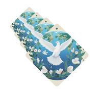 4 ambientadores para coche, tarjetas perfumadas para SUV, paz en la tierra, tabletas de aromaterapia, espejo interior, colgante para dormitorio, armario, zapatero, 4 unidades