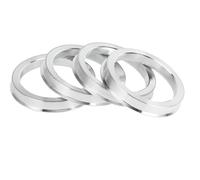 4 Anillos Centrado Universales Para Buje Coche Aleación Con Diámetro Exterior 64.1 65.1 66.1 66.45 66.6mm E Interior 60.1 54.1 56.1 57.1 65.1mm Adaptador Espaciador Rueda(56.1mm ID 66.1mm OD)