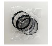 4 Anillos Céntricos Universales Para Cubo De Rueda De Coche 63.4-57.1 Mm Plástico ABS Negro Accesorios Para Llantas Espaciadores Ruedas(Polybag package)