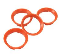 4 anillos de centrado 63,4 a 57,1/63 4-57 1 | Rojo | Compatible con Keskin MAM