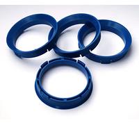 4 anillos de centrado de llantas de aleación de 66,6 mm a 57,1 mm (calidad de marca)