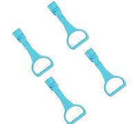4 anillos de pie para corralito de bebé, accesorios de entrenamiento para caminar temprano, práctica de equilibrio, desarrollo del parque infantil, anillos de escalada para bebés