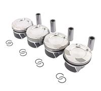 4 anillos de pistón Φ84 mm/CR 10:1 11257640166 11257594453 Compatible con 328i 428i 528i X3 F30 F10 Z4 28i X5 40ex X4 28ix N20B20A 2.0T