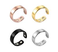 4 anillos SöMni para la menopausia, anillo de acupresión magnética, antironquidos para un mejor sueño y alivio del estrés, adecuado para mujeres menopáusicas