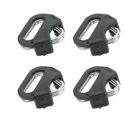 4 anillos triangulares divididos, accesorios de hebilla de correa de cámara para Panasonic Fuji DSLR, apertura de 2 mm, herrajes de acero inoxidable