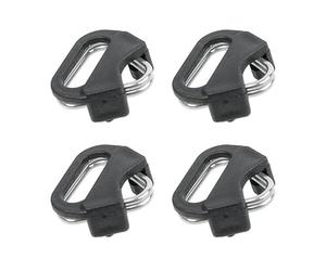 4 anillos triangulares divididos, accesorios de hebilla de correa de cámara para Panasonic Fuji DSLR, apertura de 2 mm, herrajes de acero inoxidable