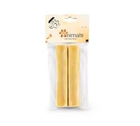 4 Animals Huesos de queso para perros | Bocadillo masticable natural de 99,9% leche de vaca | Artículo masticable para perros de larga duración | rico en proteínas | Reducido de gluten (2, M - 2 X 86