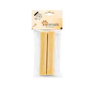 4 Animals Huesos de queso para perros | Bocadillo masticable natural de 99,9% leche de vaca | Artículo masticable para perros de larga duración | rico en proteínas | Reducido de gluten (2, S - 2 X 60