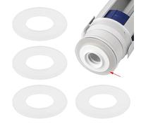 4 arandelas de sellado de base de válvula de descarga de silicona de goma de silicona de repuesto para cisterna de inodoro Viva SKY095 Skylo Geberit 816.418.00.1