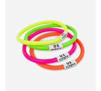 4 Aros natación con lastre Multicolores Talla única