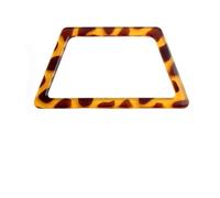 4 asas de color ámbar for bolsos, marcos costura, for hacer, accesorios hechos a mano Adatto per realizzare borse, portafogli e pochette(17.5cm)