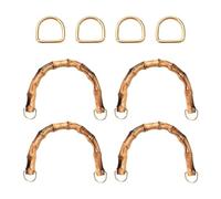 4 asas para bolsos, 4 hebillas D, asas para bolsos DIY, accesorios para equipaje, asas para bolsos en forma de U