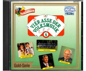 4 Asse der Volksmusik 6 - Coro Cortina, Rudi Knabl, Willy Schneider, Orig. Oberkrainer Duo Janez & Irena..