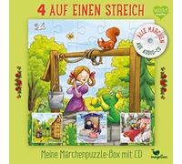 4 auf einen Streich - Meine Märchenpuzzle-Box mit CD