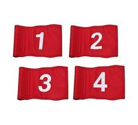 4 banderas de golf, mini bandera de golf con tubo para jardín interior al aire libre