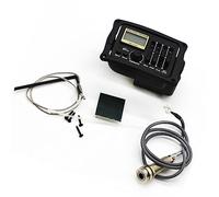 4 Bands EQ Equalizer Preamp Piezo Guitar Pickup Tuner microphone Blend Volume Bass Middle Treble Control Pastilla reemplazo para Guitarra