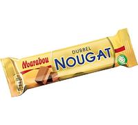 4 barras x 50 g de turrón Marabou Dubbel (turrón doble), original, sueco, chocolate con leche
