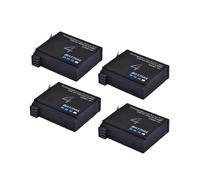 (4 Battery) Batmax 1680mAh Gopro Hero 4 Battery Replacement + LED 3-Slot USB Charger for GoPro HERO4 GoPro AHDBT-401 Ac