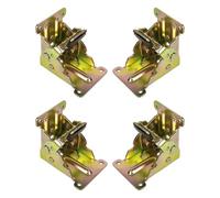 4 bisagras de autobloqueo de 90 grados, soporte de extensión de mesa plegable para muebles, accesorios para mesas, bancos de trabajo, bisagras de bloqueo plegables resistentes para muebles