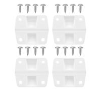 4 Bisagras de Repuesto, Kit Bisagras de Plástico con 16 Tornillos Compatible con Coleman Xtreme 5226, 5227B, 5278, 5253, 6262, 6270