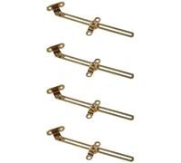 4 bisagras de soporte para tapa, tapa de gabinete de hierro, bisagras plegables que se levantan, brazo de soporte de tapa plegable, no se deforma fácilmente para caer en el pecho del escritorio