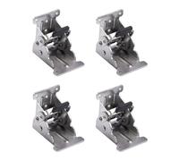 4 bisagras plegables de 90 grados para patas de silla, soporte de extensión de mesa plegable