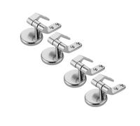 4 bisagras universales for asiento de inodoro, acero inoxidable, for fijar la parte superior del, piezas repuesto for, conector montaje
