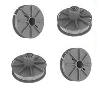 4 bobinas de hilo de repuesto 5307-20 compatibles con cortabordes Gardena Easycut 400/25 EasyCut 450/25 Art.9807, ComfortCut 450 Art.8847, Plus 500/27 Art.9809, PowerCut Art.8848, SmallCut 300/27 23