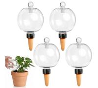 4 bolas de riego para plantas, bolas de riego, 500 ml, dispensador de agua, plantas al aire libre, riego, vacaciones, bolas de riego para interiores de balcón y plantas de jardín