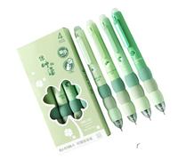 4 bolígrafos borrables con almohadilla de esponja colorida de 0,5 mm, fatiga fina, fácil de escribir para una corrección suave, comodidad borrable