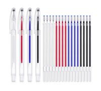 4 bolígrafos borrables con calor, 8/16 piezas para desaparecer más, recambios de marcadores de tela para costura, costura, parches de cuero, marcadores de costura para coser y borrar