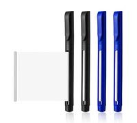 4 Bolígrafos con Hoja de Trucos, Bolígrafo Schneider con Hoja de Trucos Retráctil,0.5 mm Negro Azul Minas de Repuestopara, para Estudiantes, Graduación, Oficina, Escuela y Negocios