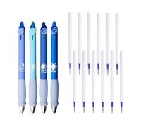 4 Bolígrafos De Gel Borrables Y 12 Recambios, Bolígrafos De Gel A Presión De 0,5 Mm, Bolígrafos Borrables, Bolígrafos Para Niños, Lindos Artículos De Papelería, Útiles Para Estudiantes