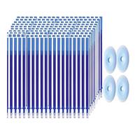 4 bolígrafos de gel de dibujos animados con minas de repuesto y goma de borrar, punta de aguja de 0,5 mm, para escribir en oficina, rellenar