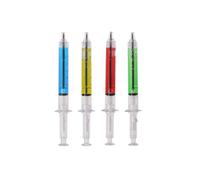 4 bolígrafos de gel retráctiles, color negro, líquido, médico