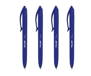 4 bolígrafos Milan Pt Touch Azules