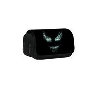 (4)Bolsa de almacenamiento de papelería doble capa para estudiantes con estampado de personajes Venom