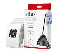 4 Bolsas Aspiradora Nilfisk Elite/King/Extreme Compatibles | Repuesto para GM200 GM300 GM400 GM500 | Filtración Eficiente y Ajuste Preciso, 1 Prefiltro Incluido