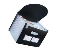 4 bolsas de acordeón de 13/25 bolsillos, carpeta de documentos, organizador de recibos, propietario, oficina