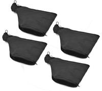 4 bolsas de recogida de polvo para sierra de inglete modelo 255, bolsa de polvo negra ajustable para sierras ingletadoras, lijadora de banda de tanque, cepilladora de bordes, sierra diagonal