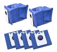 4 bolsas desechables de 6 L para aspiradoras BObsweep y aspiradoras, gran capacidad para contener polvo y escombros, mantiene la succión al vacío y la eficiencia (paquete de 6)