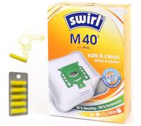 4 Bolsas para aspiradora + 5 Perfumados adecuado para Miele SGMP3, SGPA0, SGPJ0, SGPJ1, SGSA3, SGSC1, SGSE1, SGSF3, compatibles con Swirl M40, M 40