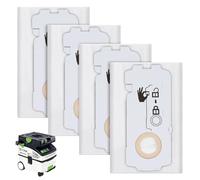 4 bolsas para aspiradora Festool Selfclean SC-FIS-CT MINI/MIDI-2/5/CT15/MIDI 2019+