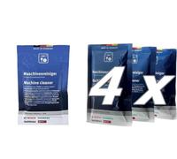 4 bolsitas de 45 gramos limpiador desengrasante desinfectante específico para lavavajillas compatible con Bosch Siemens Neff Gaggenau 00312193 00312477