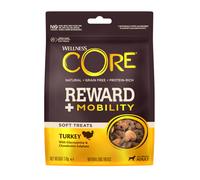 4 bolsitas x 170 g Wellness Core Bocaditos Reward + Mobility Pavo para perros adultos ¡Pack ahorro!